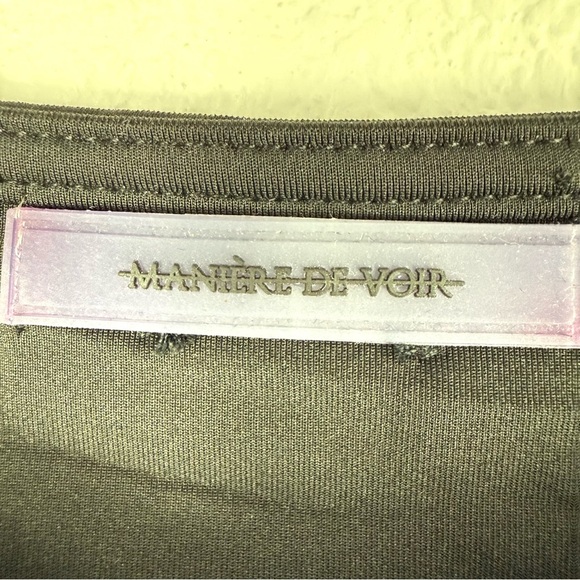 Maniere de voir NEOPRENE DOUBLE Zip top long sleeve black size 4 - Picture 6 of 12